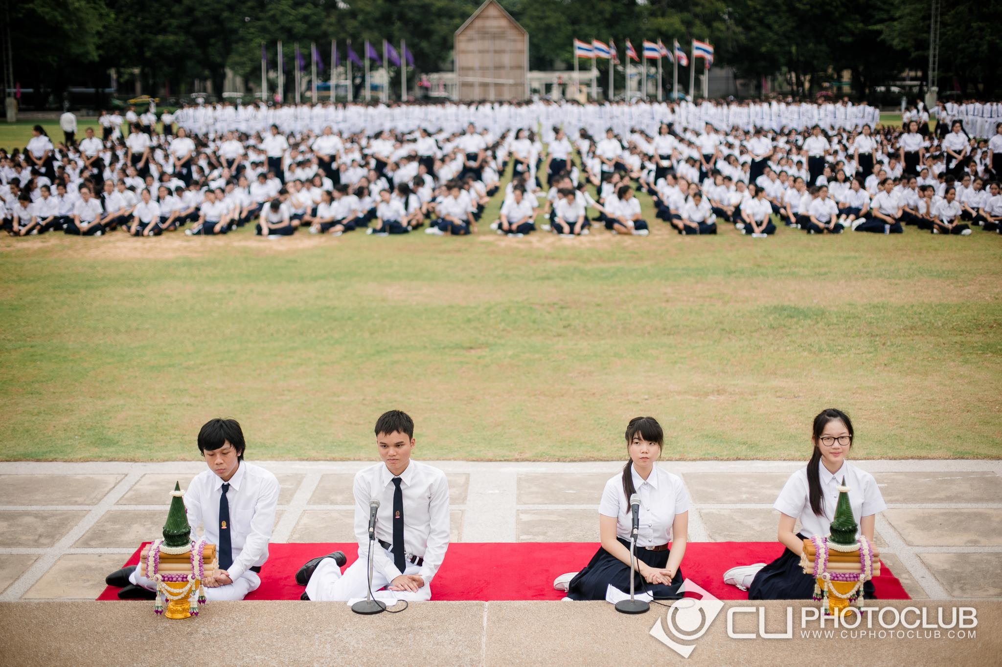ปฐมนิเทศ
ถวายสัตย์ปฏิญาณเป็นนิสิตใหม่ '58