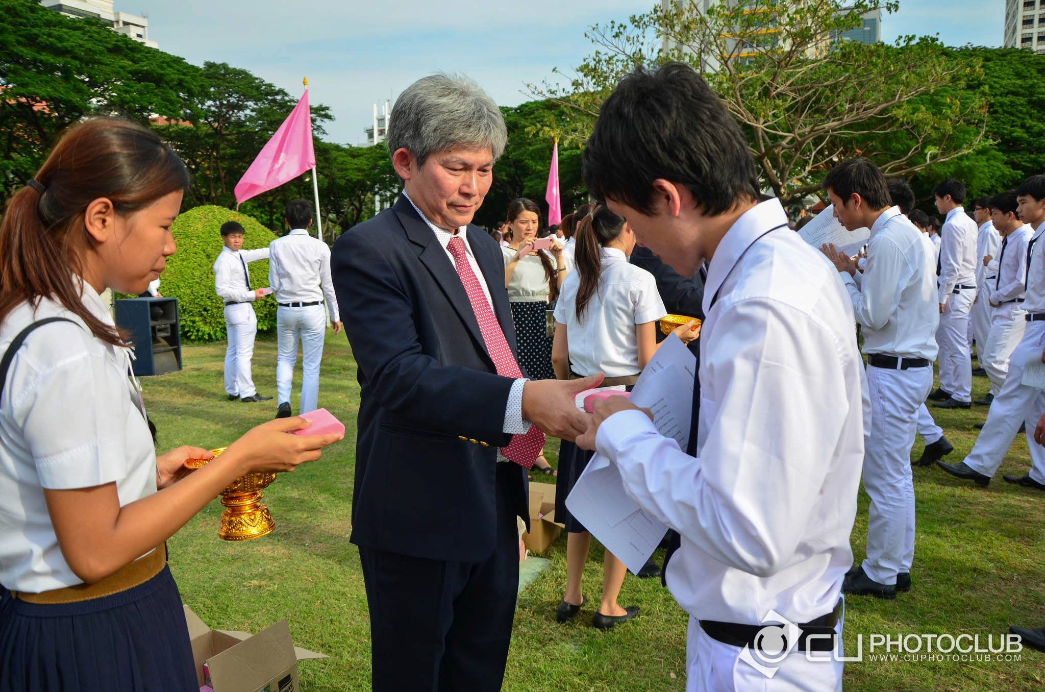 พิธีปฐมนิเทศและถวายสัตย์
นิสิตใหม่ 56