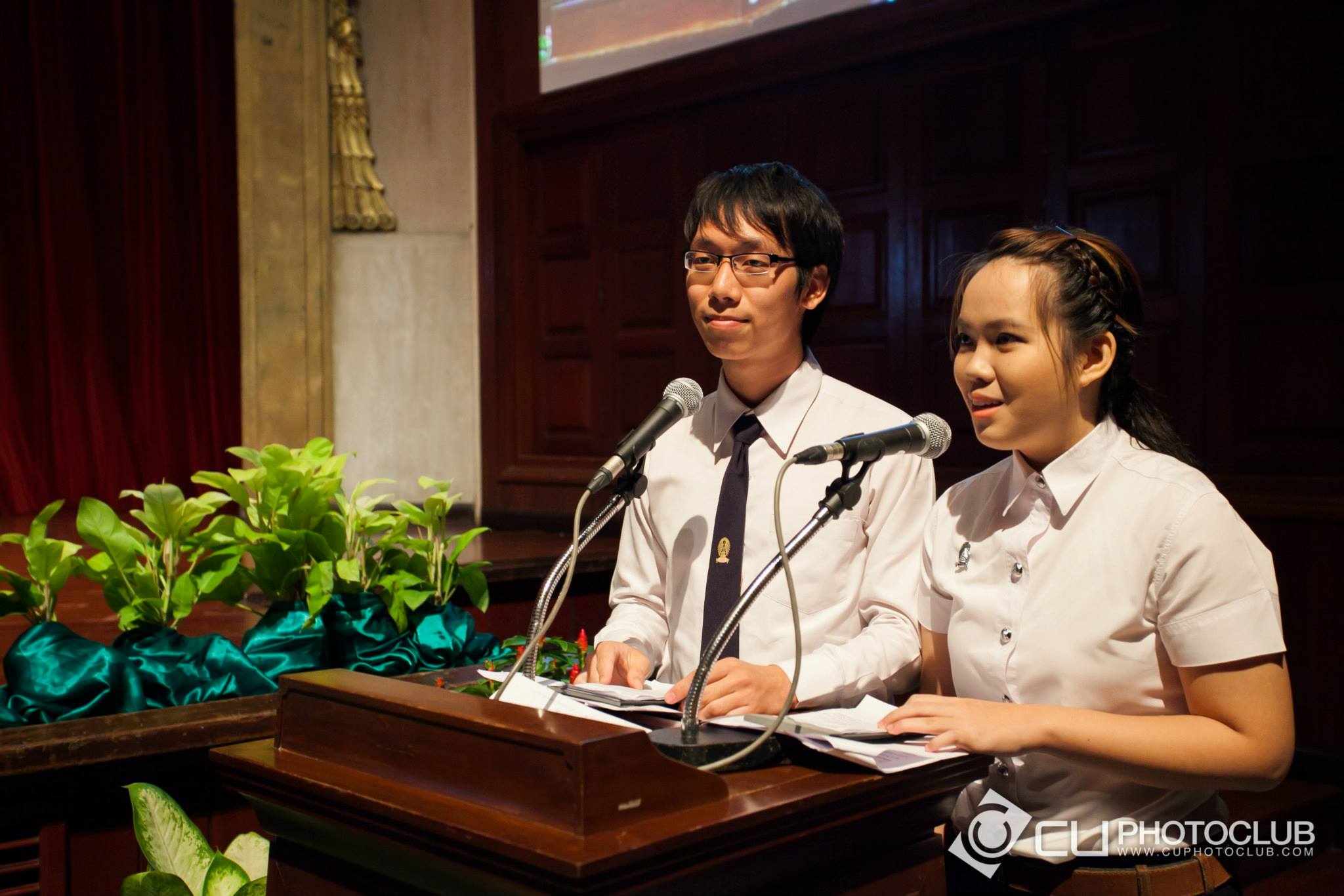 พิธีปฐมนิเทศและถวายสัตย์
นิสิตใหม่ 56