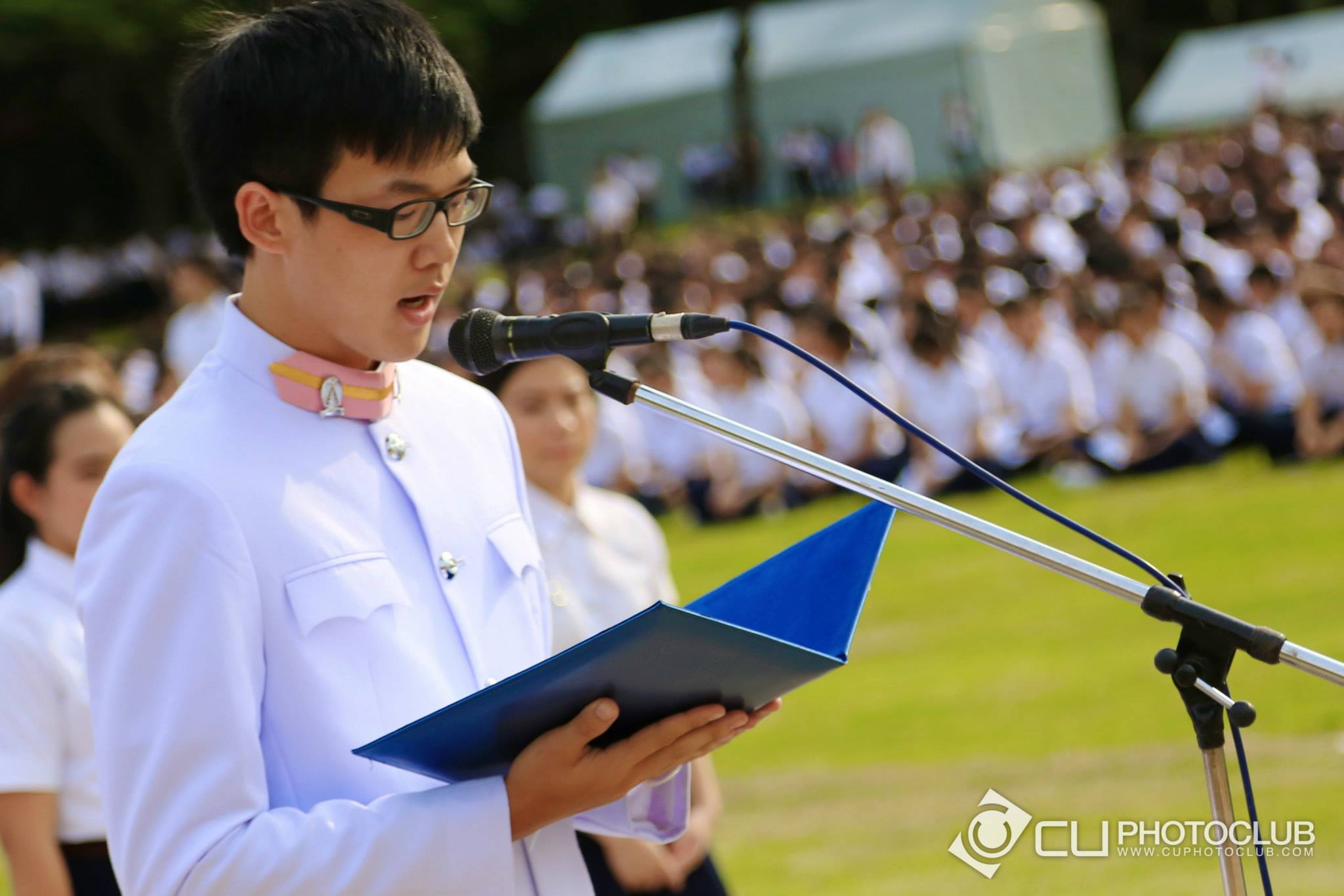 พิธีปฐมนิเทศและถวายสัตย์
นิสิตใหม่ 56