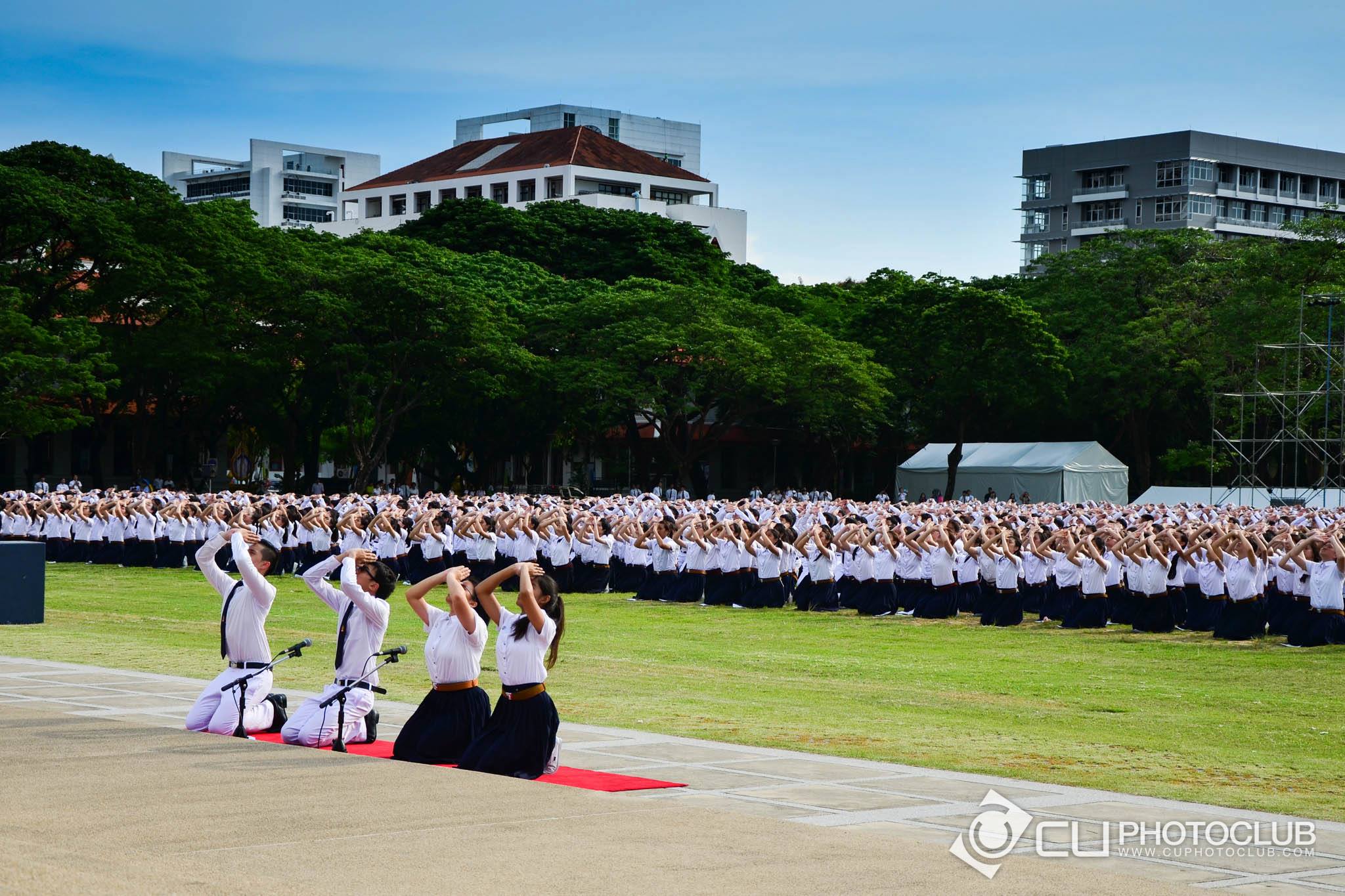 พิธีปฐมนิเทศและถวายสัตย์
นิสิตใหม่ 56