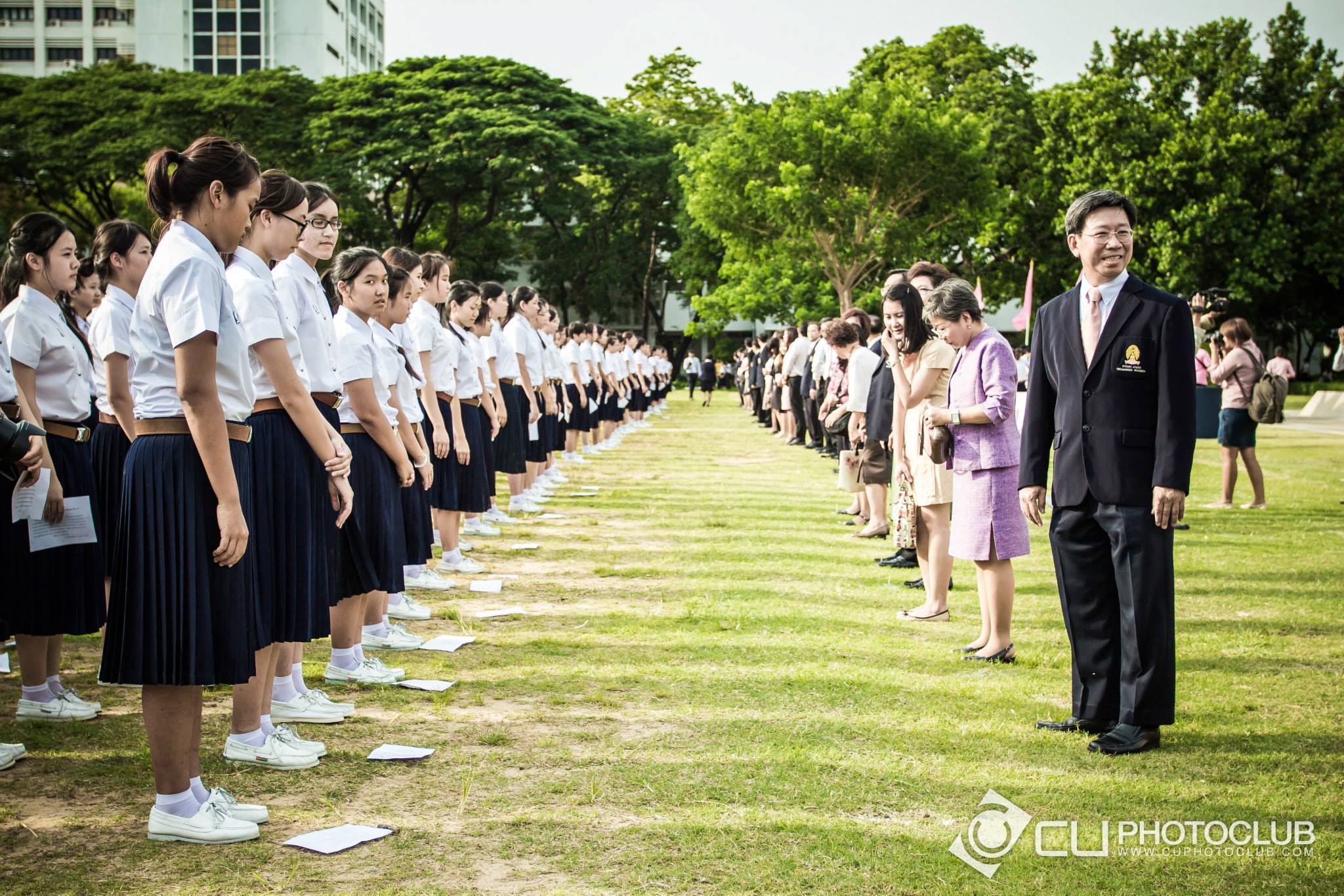พิธีปฐมนิเทศและถวายสัตย์
นิสิตใหม่ 56
